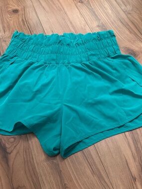 Avia Teal High-Waist Athletic Shorts